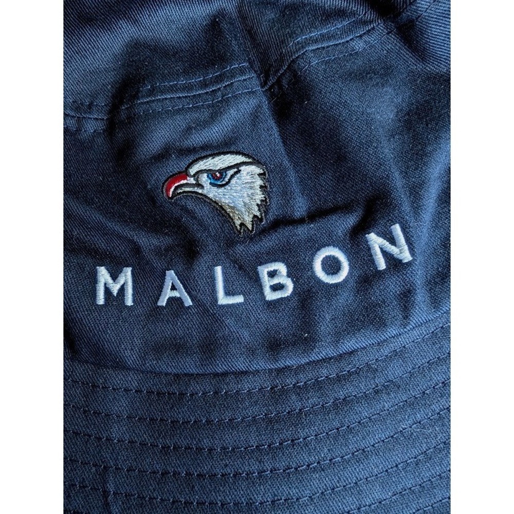 Malbon Golf Bucket Hat Eagle Collection dark blue SOLD OUT sportwear streetwear